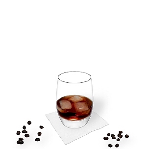 Tumbler glasses are best choice for Black Russian.