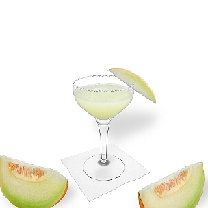 Another great option for Frozen Melon Margarita, a cocktail saucer.