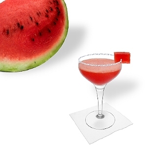 Another great option for Frozen Watermelon Margarita, a cocktail saucer.