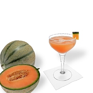 Another great option for Melon Margarita, a cocktail saucer.