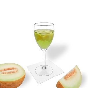 All kind of wine glasses are ideal for a Melon Punch.
