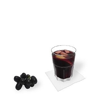 Tumbler glasses, small long-drink glasses or wine glasses are ideal for Sangria.