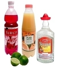 Tequila Sunrise ingredients