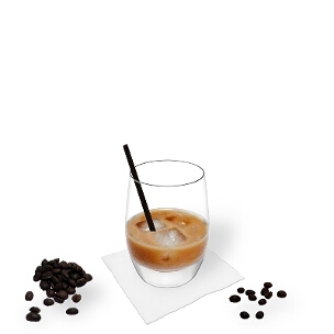 All kind of tumbler glasses are ideal for White Russian.